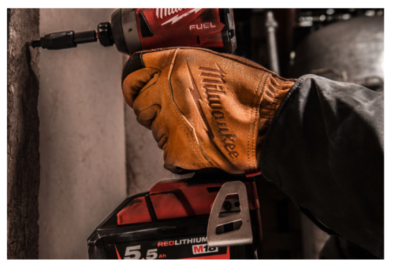 Preview: Milwaukee leder Arbeitshandschuhe Größe 8/M, 4932478123